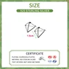 SOFTPIG Real 925 Sterling Silver Triangle Hoop Earrings For Women Charms Fine Jewelry 2024 Trendy Geometric Accessories 2