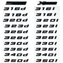 Glossy Black Emblem Sticker - Glossy Black