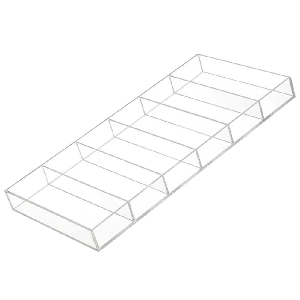 

Transparent Acrylic 6-compartment Sunglasses Storage Display Tray Holder Eyeglass Case Eyewear Eyeglasses Organizer