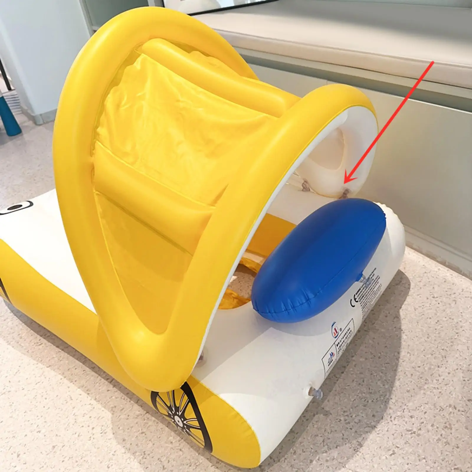 

Infant Seat Boat Swim Tube Lake Boats Floating Mattress Seat Canopy Swimming Rings for Beach Holidays Summer Bathing