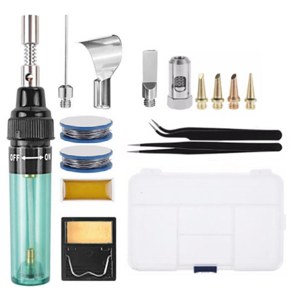 3 in 1 Professional Gas Soldering Iron Butane Gas Welding Soldering Welding Pen Light Repairing Tin gas torch welding torch butane torch