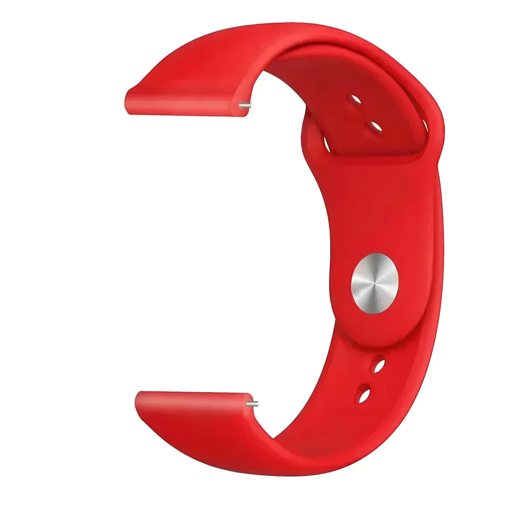 Silicone Sports Watch Band - 20mm/22mm Adjustable Strap Bracelet