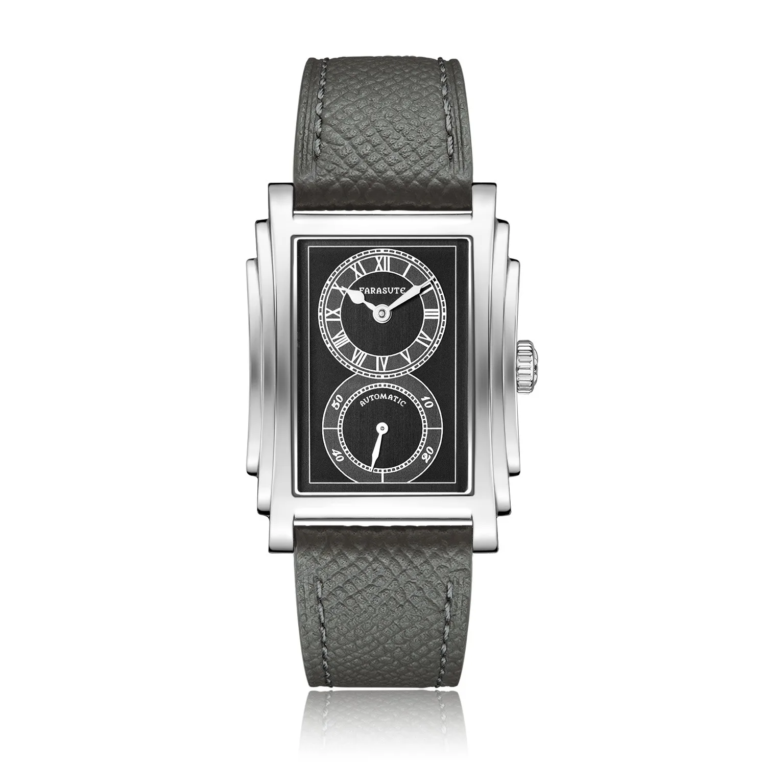 FARASUTE Doctor Automatic Men Watch Pulsometer Luxury Vintage Mechanical