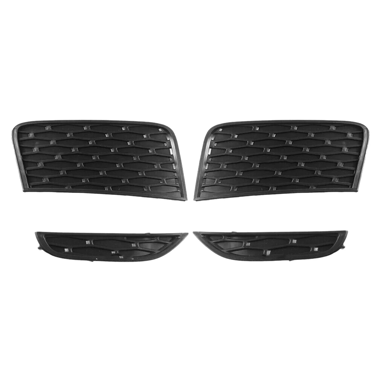 

1Set Front Bumper Fog Light Lamp Grille Bezel Cover for 2012-2015 LR057397 LR057396 LR026546 LR026545