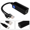 Type C PoE Splitter 5V/4A IEEE802.3af/at Compliant PoE Power Over Ethernet Splitter Adapter Adaptive 10/100/1000Mbps 1