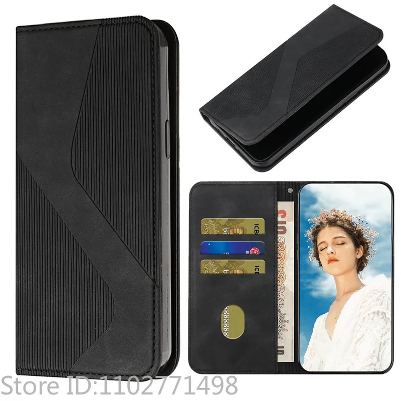 Luxury Wallet Flip Cover Phone Case - Magnetic Shockproof Leather