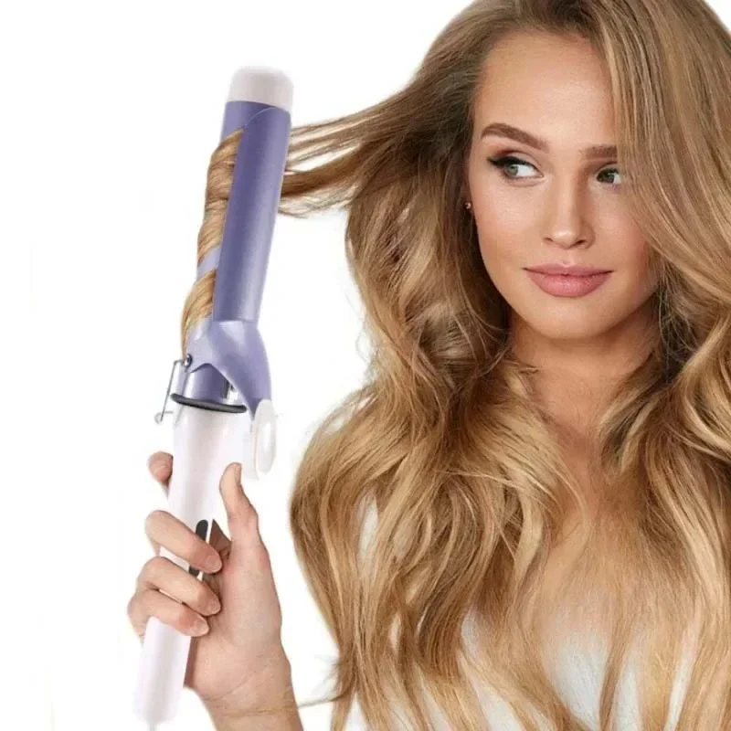 40MM Professional Ceramic J-Shape Rotating Big Wave Curling Iron Electric Curling Iron Hair Styling Tools Salon Styling Tools 3