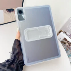 Versatile TPU Stand Cover for Tablets - Durable Protective Case with Adjustable Stand (Transparent)