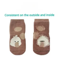 New Baby Non-slip Anti Skid Socks Children Floor Footwear Girl Boy Cute Newborn Babe Cotton Sock Walke Kid Floor Footwear Shoe 4