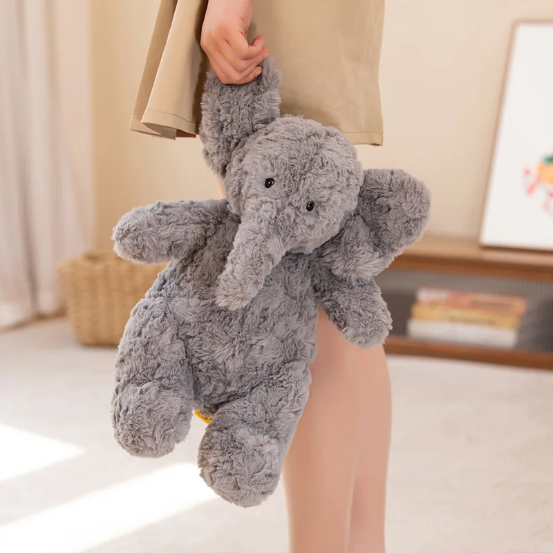 30/40/50cm Cartoon Elephant Plush Toy Cute Stuffed Animals Fluffy Elephants Plushies Doll Anime Soft Kids Babys Accompany Toys