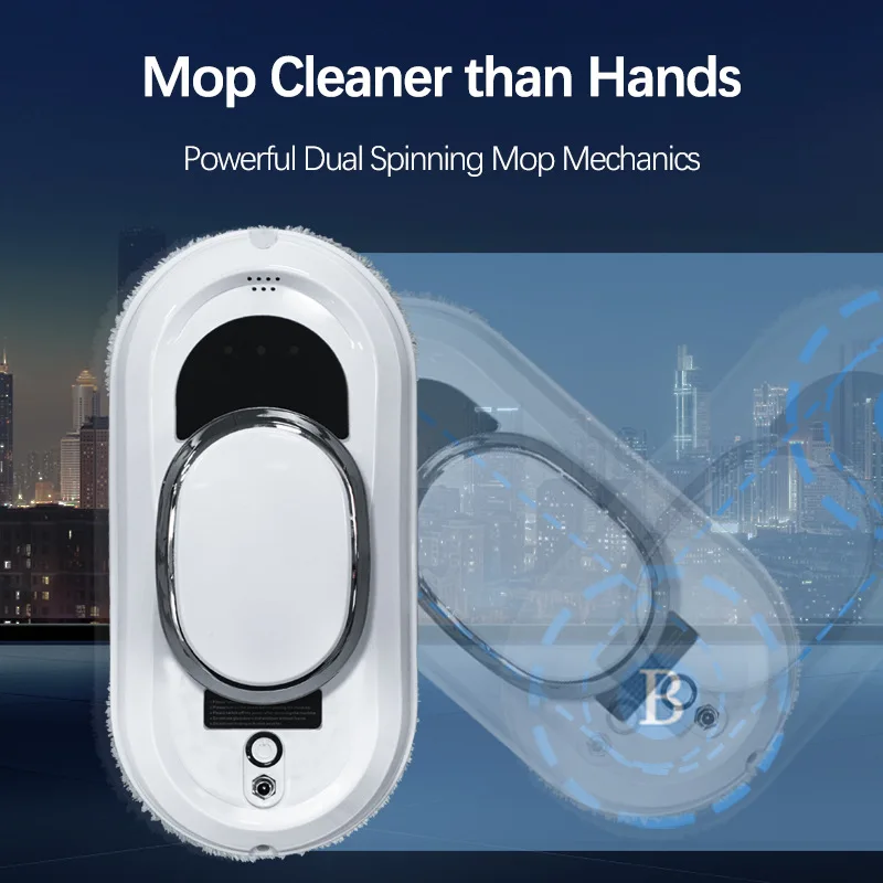 Smart Window Cleaning Robot Electric Intelligent Glass limpiacristales Robot Vacuum Cleaner for Window Remote Control for Home 4