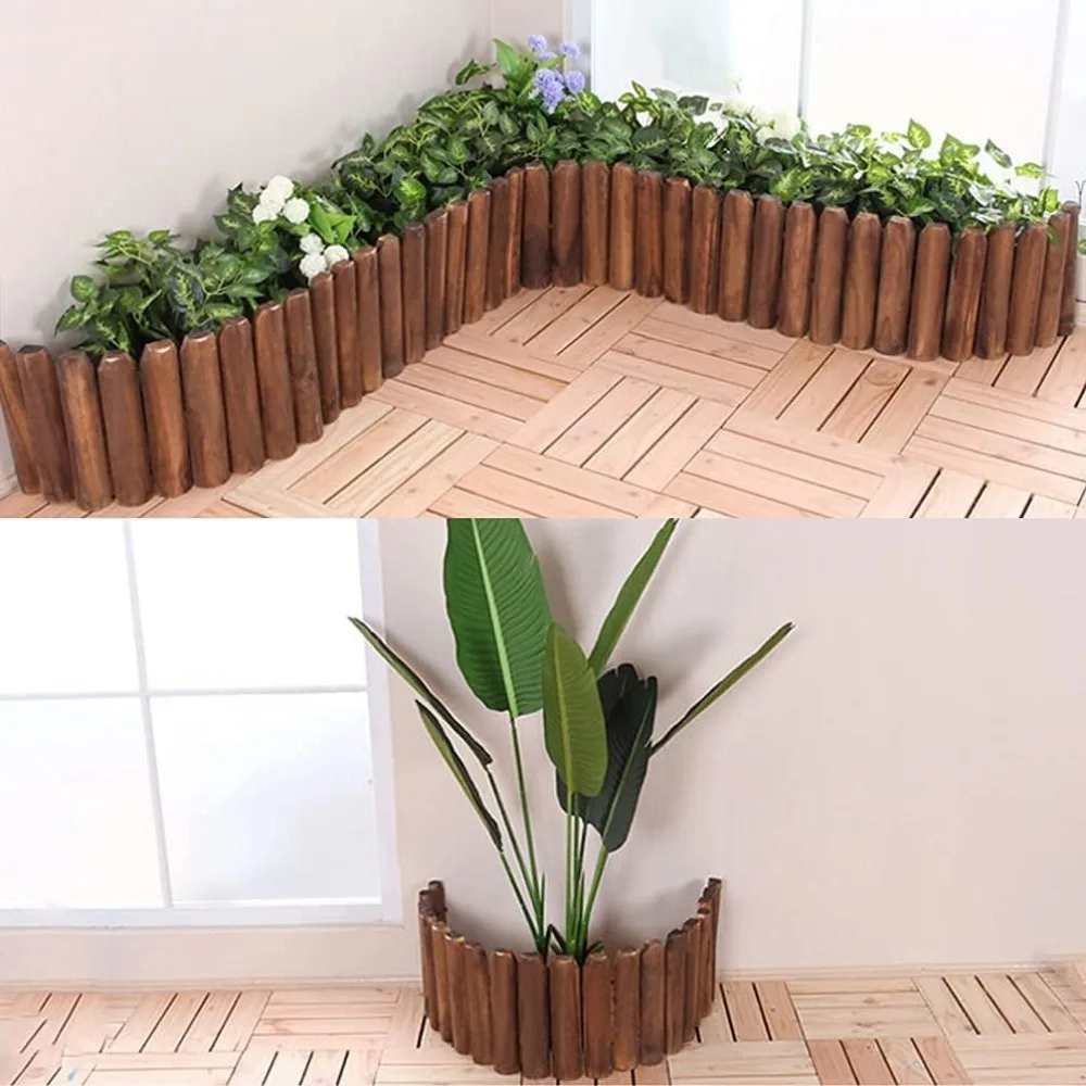 Wooden Folding Garden Border Fence 2