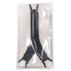 Leather Handle Grip with Elastic Belt for Secure & Portable Tablet Use (9 - 10) (Black)