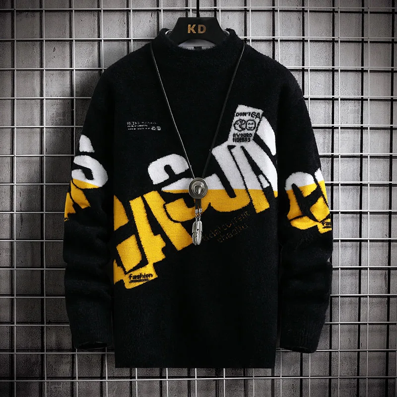 

O-neck Pullovers for Man Sweater MEN FASHION Men's Products Vintage Clothing New in Sweaters & Jumpers 2023 Autumn New Arrivals