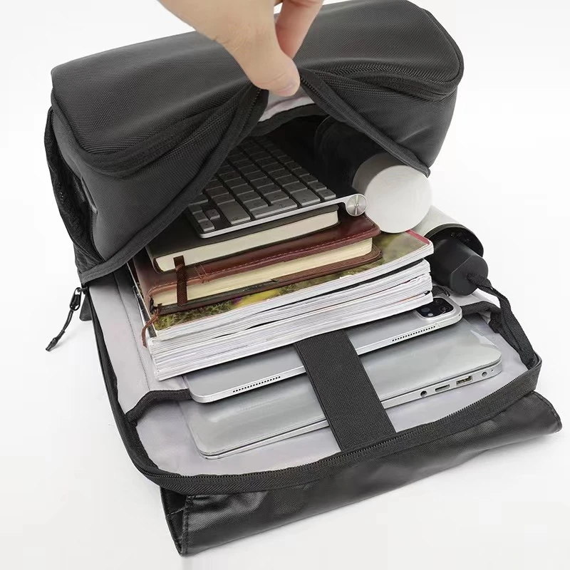Urban Leisure Fashion Men's Backpack Multifunctional Magnetic Muckle Flip Shoulder Bag Waterproof Outdoor Computer Bags 5
