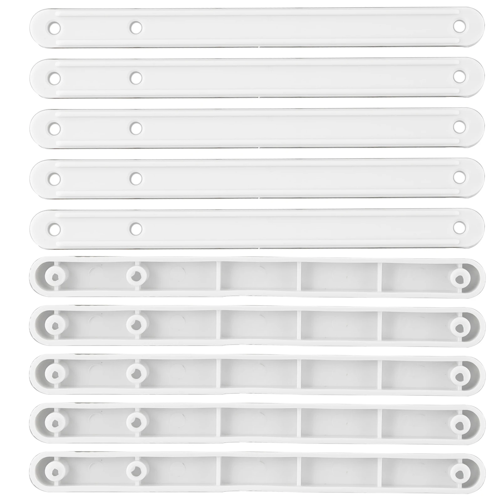 10pcs Slide Rail Drawer Runners 180/235/298mm For Drawers Plastic Brand New Excellent Service Life