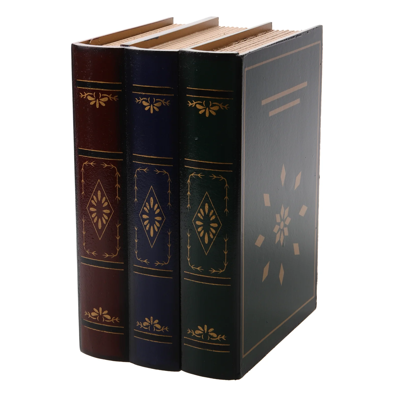 

Поддельная коробка для хранения книг, подставка для книжной полки, фотомодель, декоративный имитационный орнамент для дома