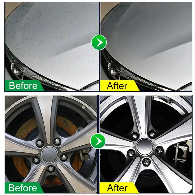Car Rim Cleaner Brake Dust Remover Portable Car Maintenance Cleaning Care Cleaning Spray Tire Shine Rim For Cars SUVs