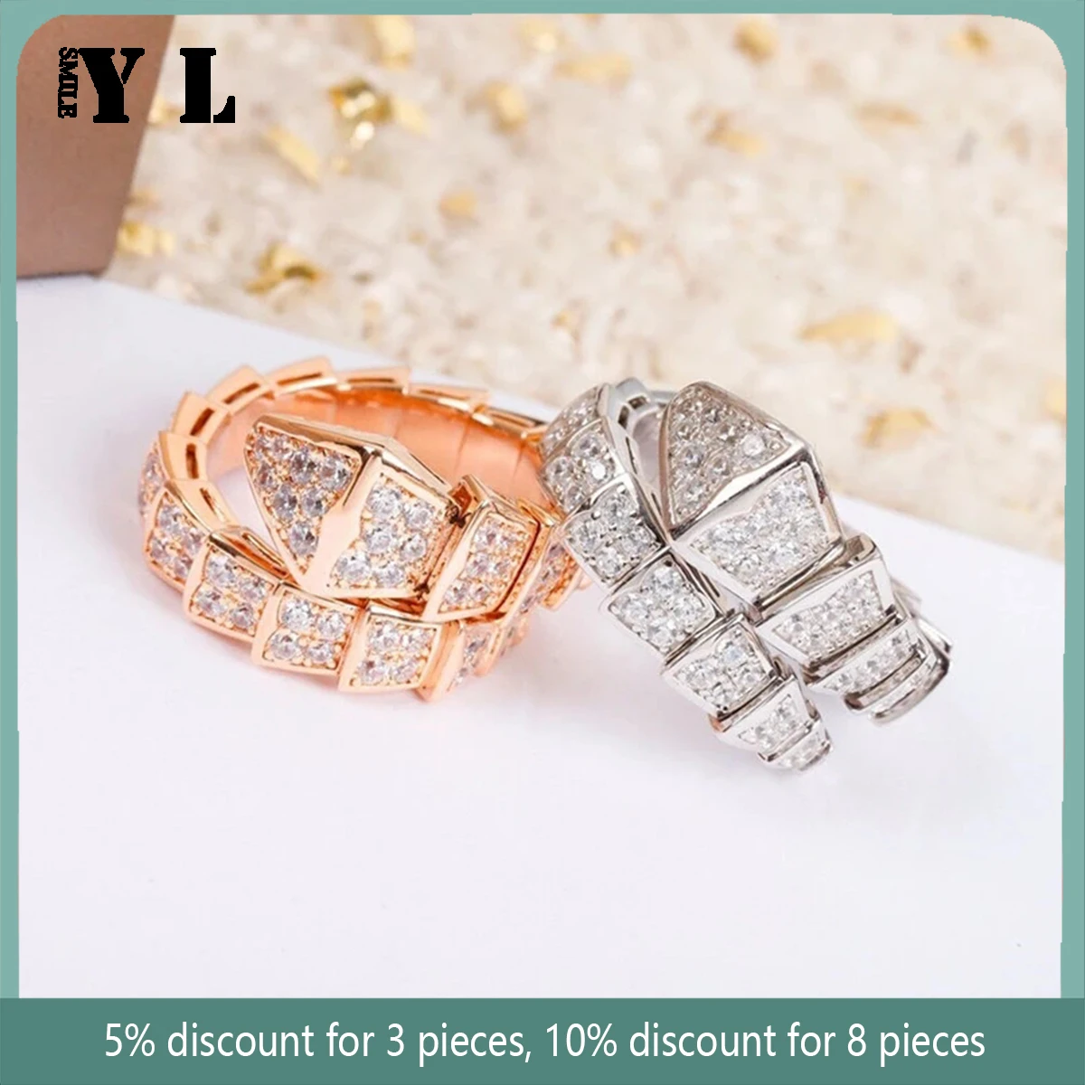 

Женское кольцо из серебра 925 пробы, с цирконом