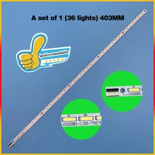 

2Pieces/lot FOR 32E550D liquid crystal backlight lamp V320B1-LS5-TREM1 V320B6-LE1-TLEM1 Skyworth 36LED 403MM 100%NEW
