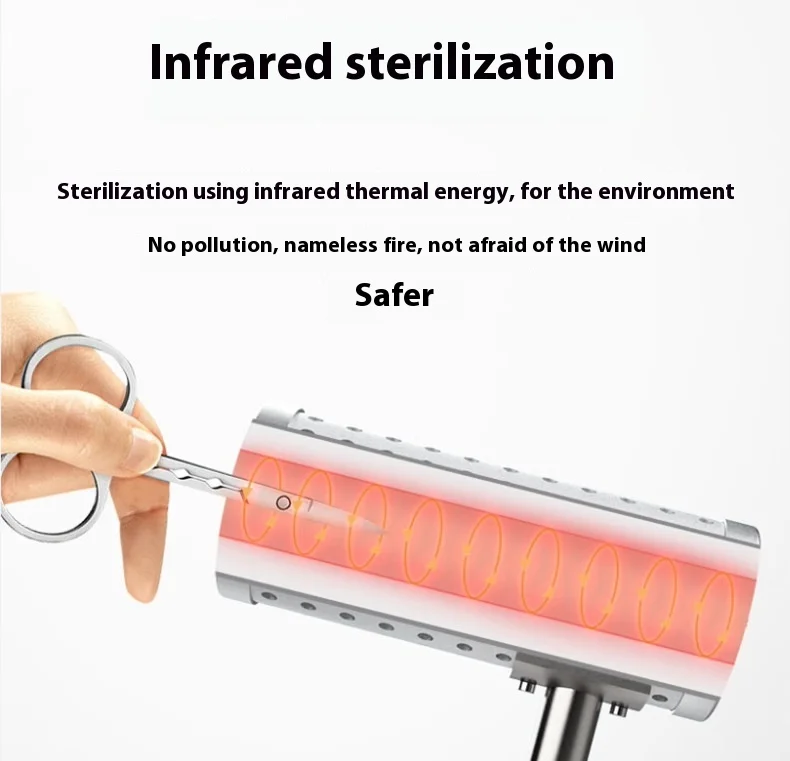 QW-MJ-15 Infrared Inoculation Loop Sterilizer Portable Flame Free Bacti Cinerato