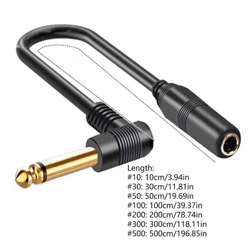 Cable De Extensión Macho De 6.35 Mm Estéreo 6.35 1/4 Pulgadas Cable