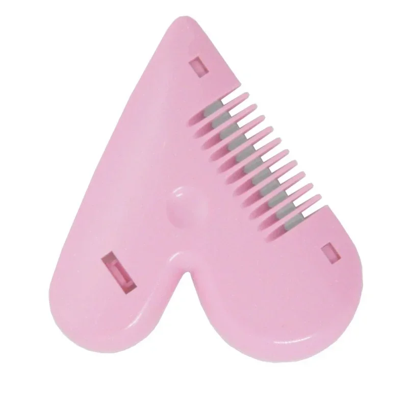 Child Heart Shape Hair Cutting Trimmer Barber Comb Bangs Hair Remover Home Mini Makeup Tools for Beauty Cut Accessories