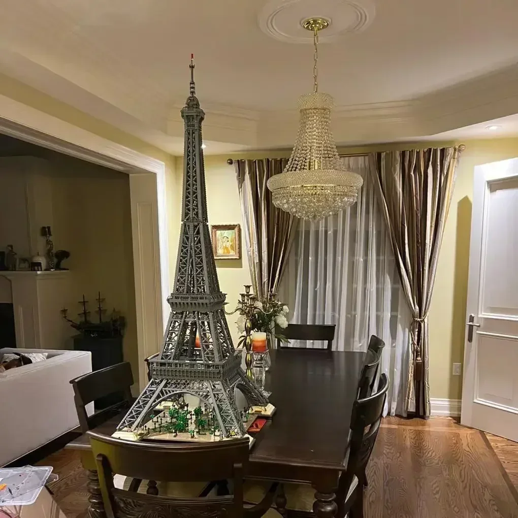 Moc 10307 Torre Eiffel Parigi Architettura Modello Più Alto Set Di Blocchi Mattoni Giocattoli Per Adulti Bambini