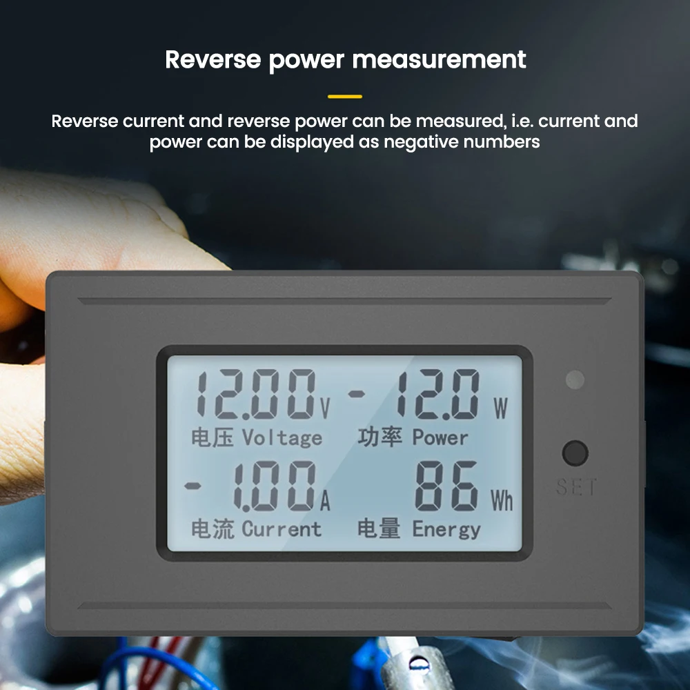 

DC 6-200V Digital LED Power Panel Meter Monitor 20A 50A 100A Power Energy Voltmeter Voltage Current Meter Ammeter Instrument