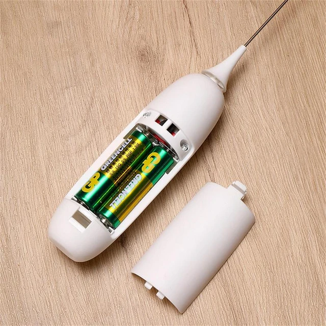 1pc Portable And Detachable Simple Design Electric Handheld Milk Frother