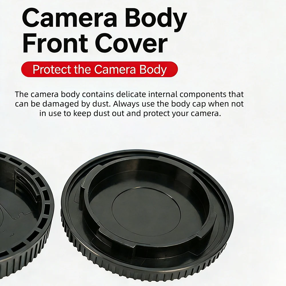 Camera Body Cap and Rear Lens Protector Accessories