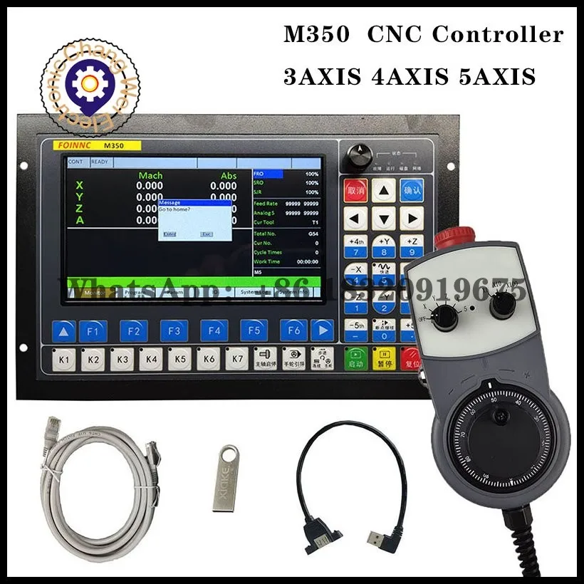 

V2 M350 DDCS EXPERT 3/4/5axis 1mhz G-code CNC offline controller ATC 5axis electronic handwheel to replace DDCSV3.1 Cyclmotion