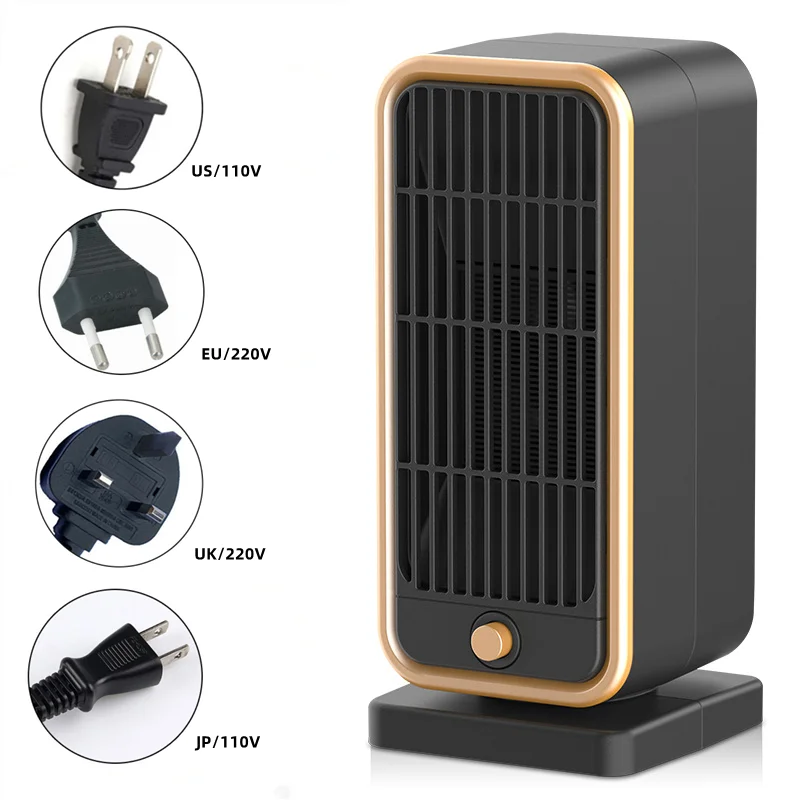 Desktop 500W PTC ceramic fan heaters for home office warm heater fan 3