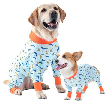 Dog Pajamas Recovery Suit for Dogs After Surgery Lightweight Adorable Pet Onesie for Shedding Prevent Licking Surgical Wound