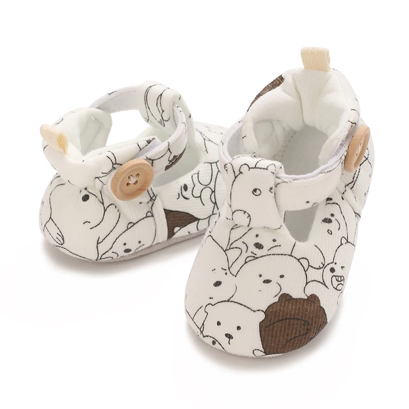 Casual shoes Newborn First Step Baby Shoes Cotton Bear Spring Autumn 0-18 Months Soft Warm Anti-slip
