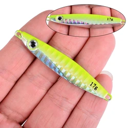 Premium Metal Jig Fishing Lure - Versatile Trolling & Jigging Bait - 40g (B - No hook)