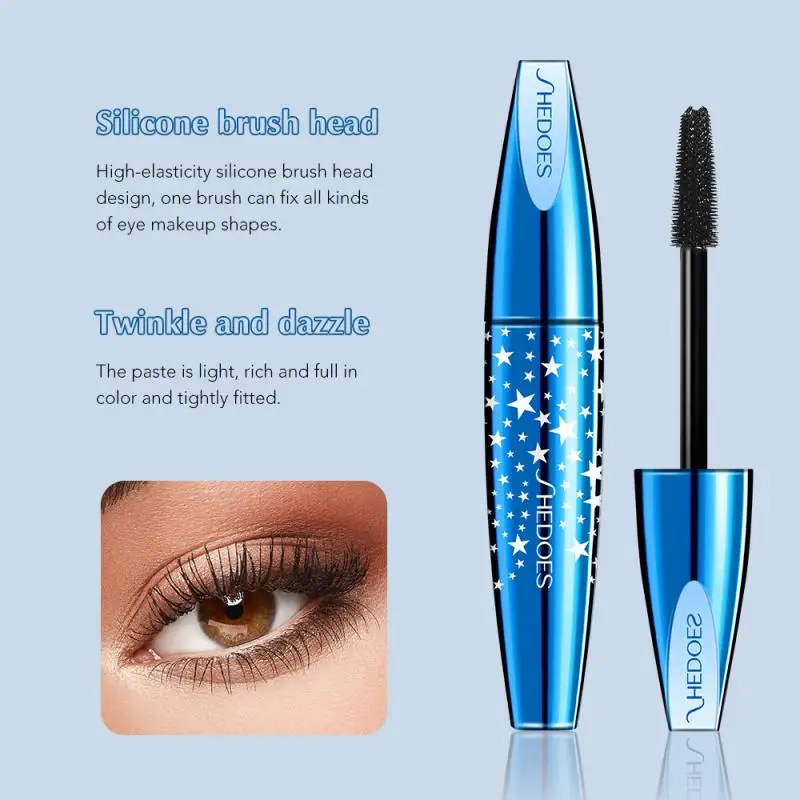 

Star Blue Mascara Net Weight 10ml Compact Appearance Curved Brush Head Cream Nourishing Waterproof And Sweat Resistant Eye Black