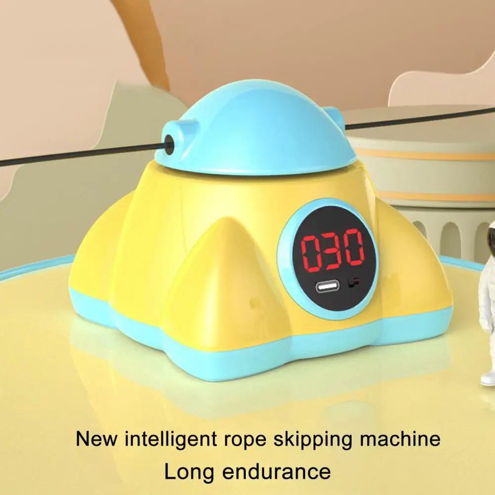 Kids Jump Rope Machine Jumping Rope Machine Rechargeable Electric Jump with Remote Control Lcd Screen for Fitness