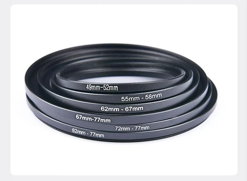 Camera Lens Filter Adapter Ring 4382 mm Metal Step Up Rings for Canon