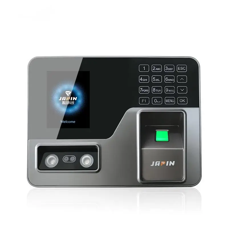 3 In 1 Face Recognition Attendance Machine Office Employee Sign-in Apparatus Password Fingerprint Punch-in Electronic Device X3 fingerprint attendance machine facial recognition clock