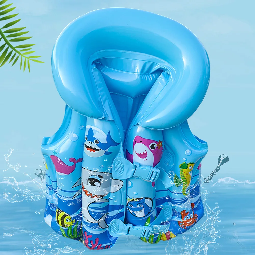 Children Life Jacket Inflatable Kids Swim Vest inflatable swim vest baby float Infant Buoyancy Vest Baby Swimsuit For Water Sport Swim Training Pool Accessories