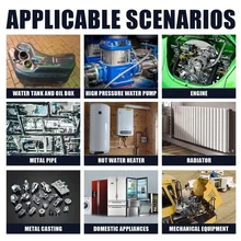  High Temperature A+B Glue Casting Adhesive Industrial Repair Agent Casting Metal Cast Iron Trachoma Stomatal Crackle Repair 2022 