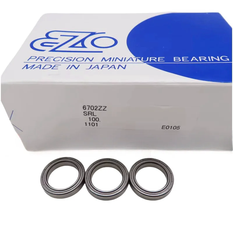 10pcs Japan EZO bearing 6700 6701 6702 ZZ 10*15*4 12*18*4 15*21*4 mm L