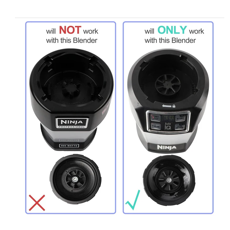 להב עבור Ninja Auto iQ 7Fin BL682-30 BL642-30 BL450-30 BL482-30 BL687CO-30 עבור מיקסרי Nutri 1000W 1500W