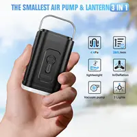 Mini pompe à air électrique domestique, aspiration domestique, usage touristique, lumière de camping, coussin d'air extérieur portable, anneau de natation 2