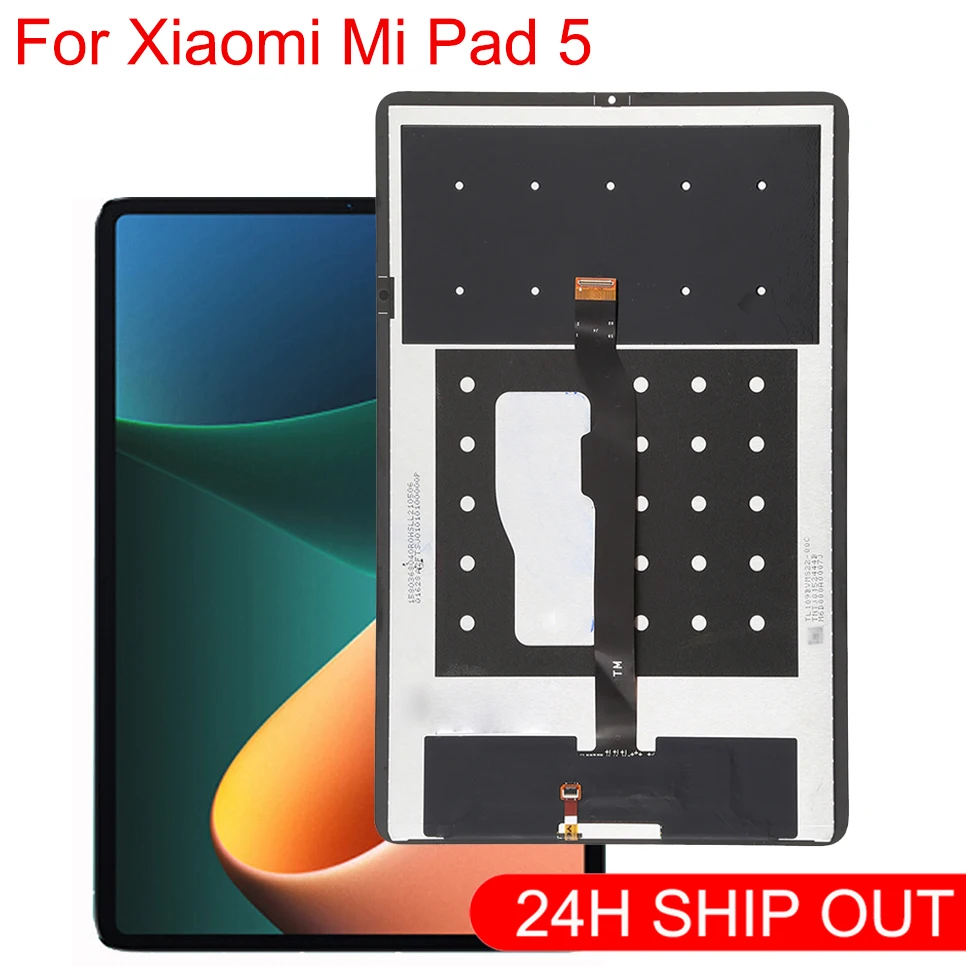 ЖК-дисплей с сенсорной панелью для Xiaomi Mi Pad 5 Pro Mi Pad5 21051182G, экран с дигитайзером в сборе, стеклянный датчик Pantalla, 11 дюймов