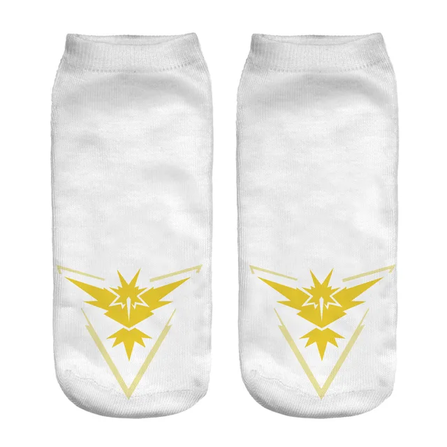 Pokemon cartoon printed women's socks anime figure cute Pikachu Squirtle Bulbasaur socks kids socks girls direct sales 7