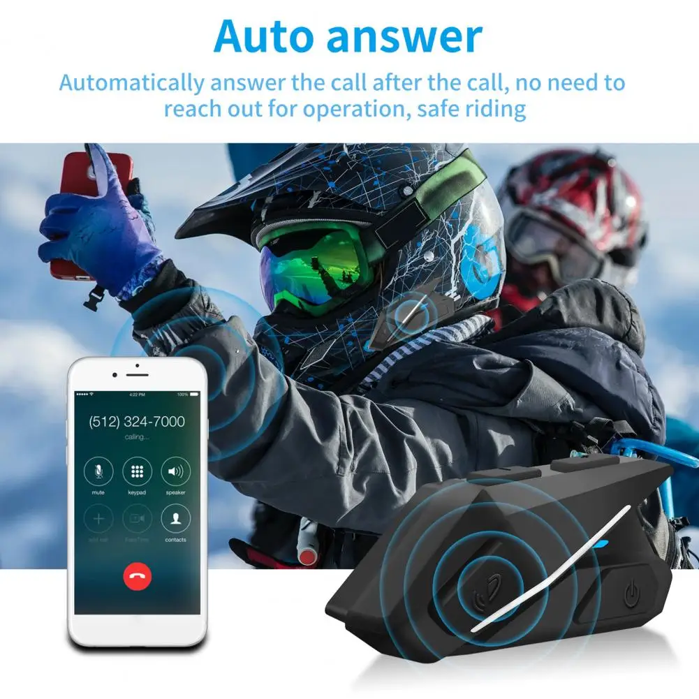 

Motorcycle Helmet Headset Stylish Waterproof Easy Installation Motorcycle Helmet Earphone