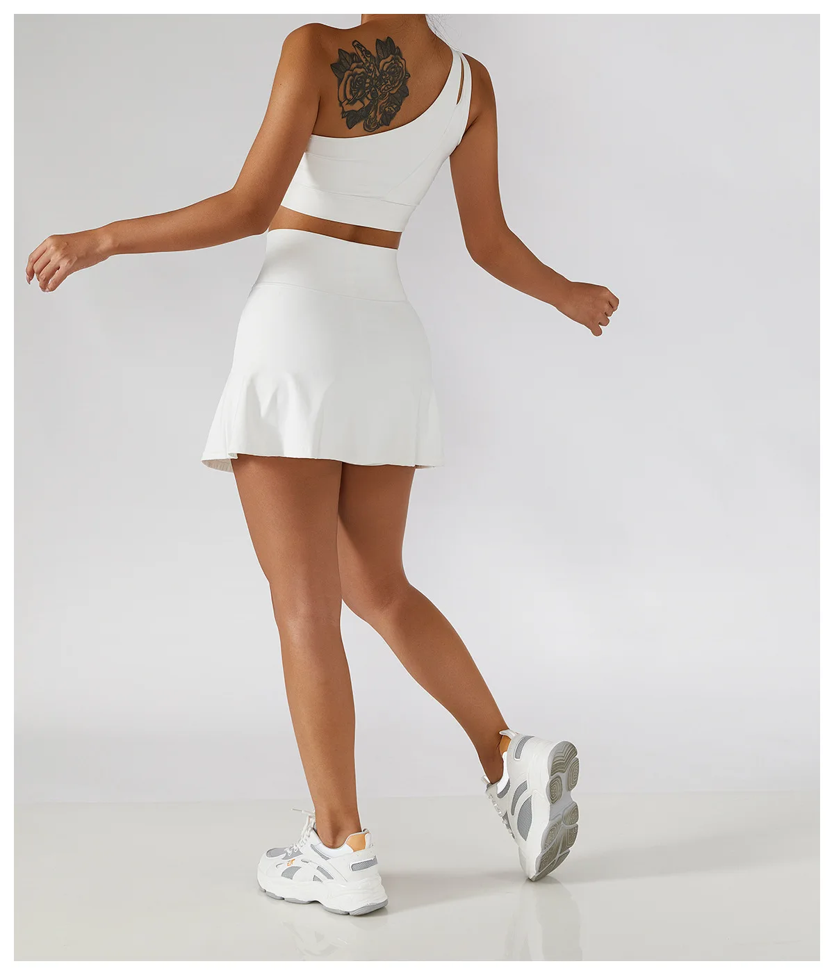 Tennis Skirt Sets Sports Short Skirt Tracksuit Breathable Golf Wear Mini Skirts Women Beach Tennis White Dresses Sportswear