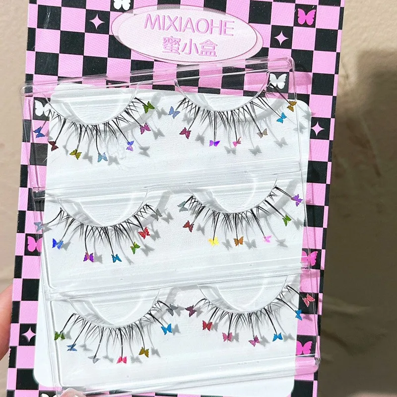 

Инструменты для макияжа простые в использовании 20 г Накладные ресницы макияж Искусственные ресницы мягкие и удобные 1 коробка накладные ресницы